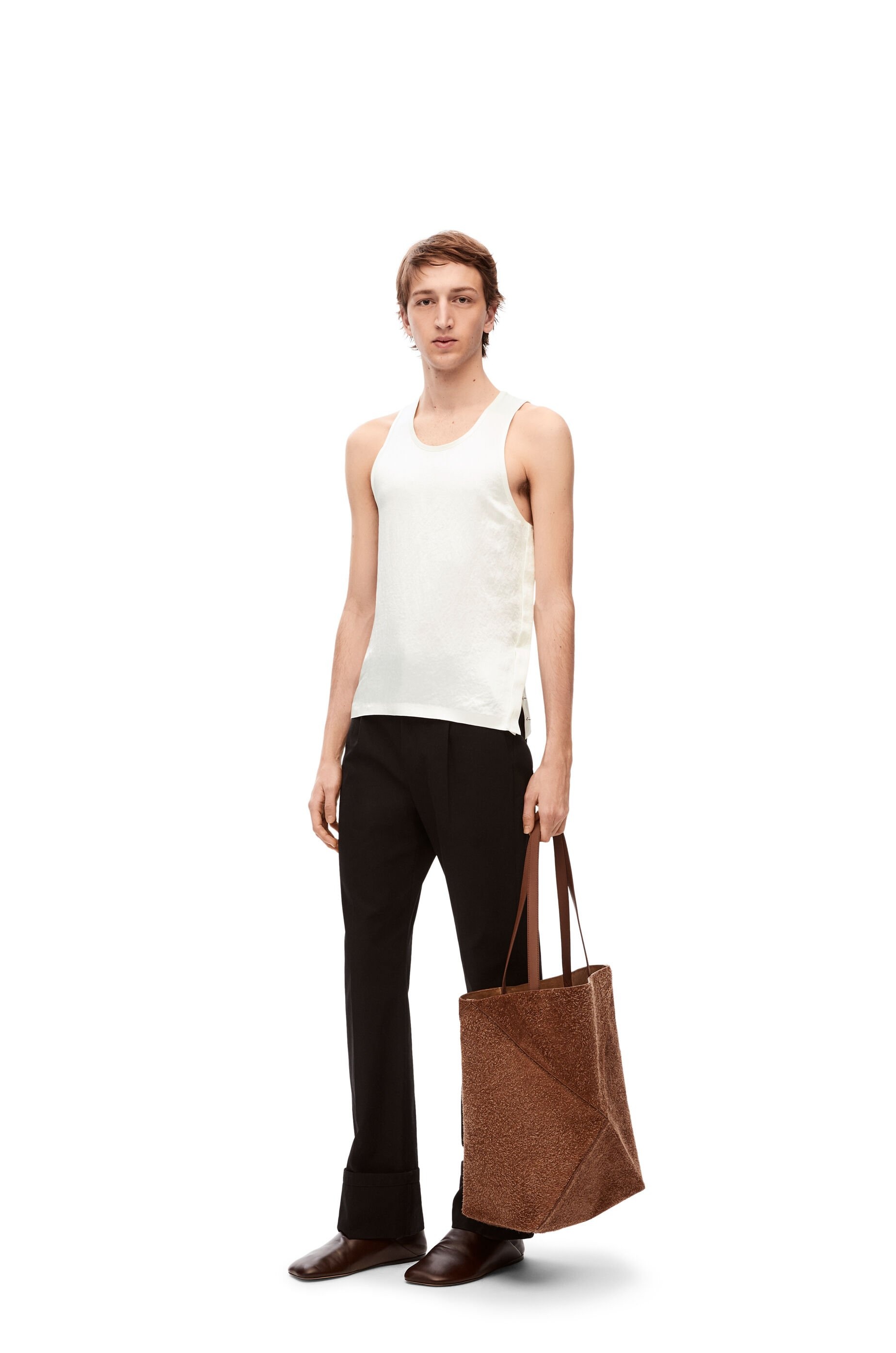 Tank top in technical satin - 2