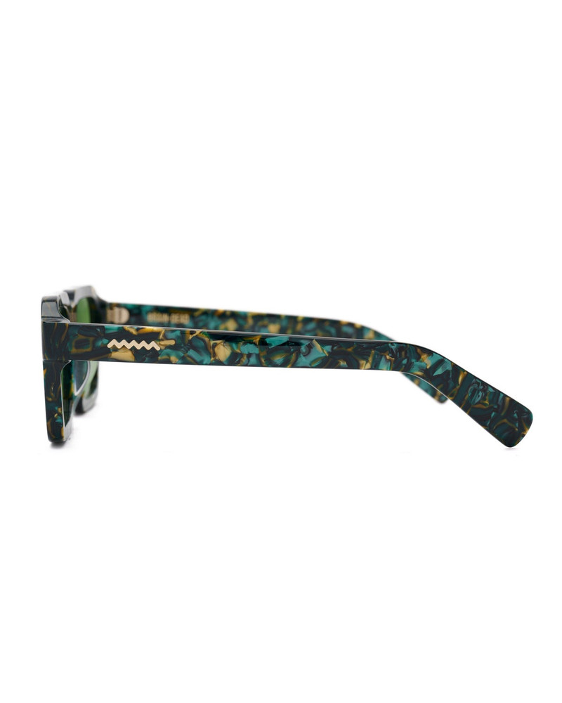 BRAIN DEAD Staunton Post Modern Primitive Eye Protection - Green Granite/Green outlook