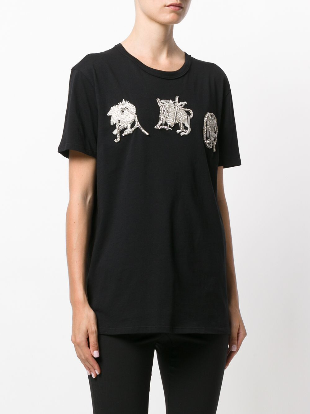 embellished T-shirt - 3