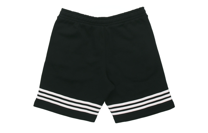 adidas adidas originals Outline Short Hollow Out Logo Sports Shorts Black FM3877 outlook