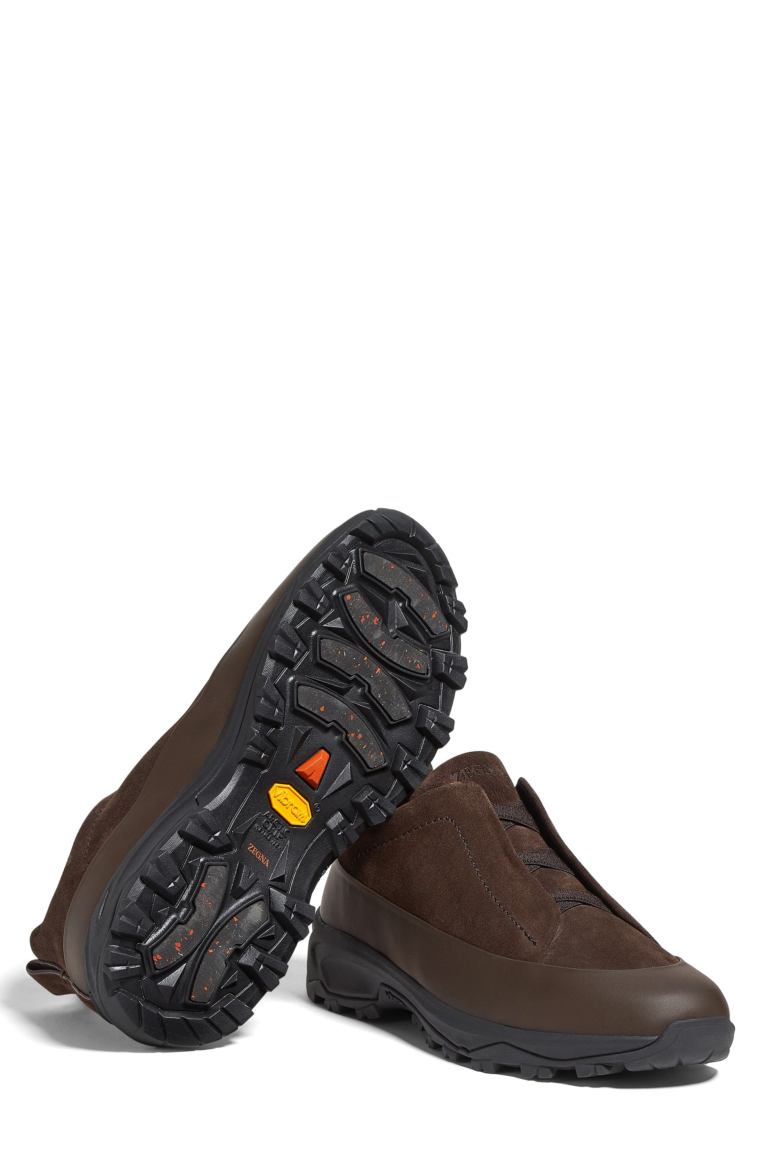 ZEGNA Triple Stitch™ Monte Sneaker in Dark Brown at Nordstrom - 5