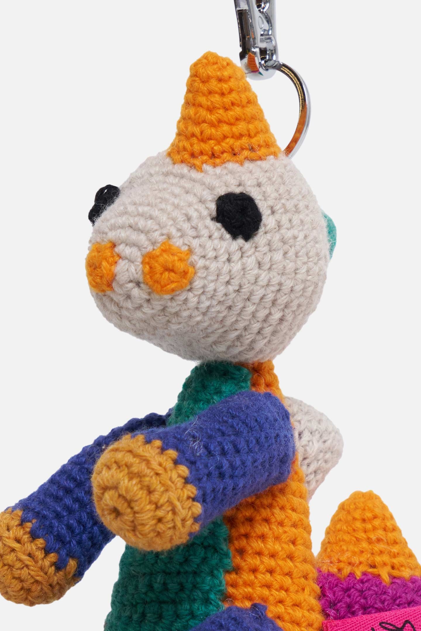 CROCHET DINOSAUR KEYCHAIN CHARM - 2