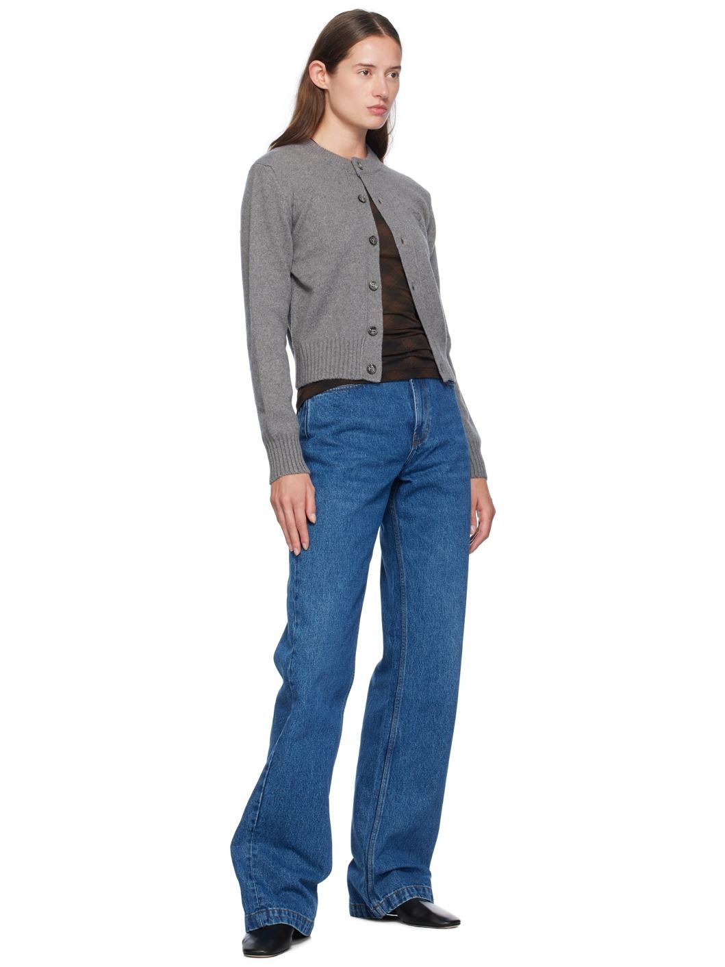 Brown Fluide Long Sleeve T-Shirt - 4