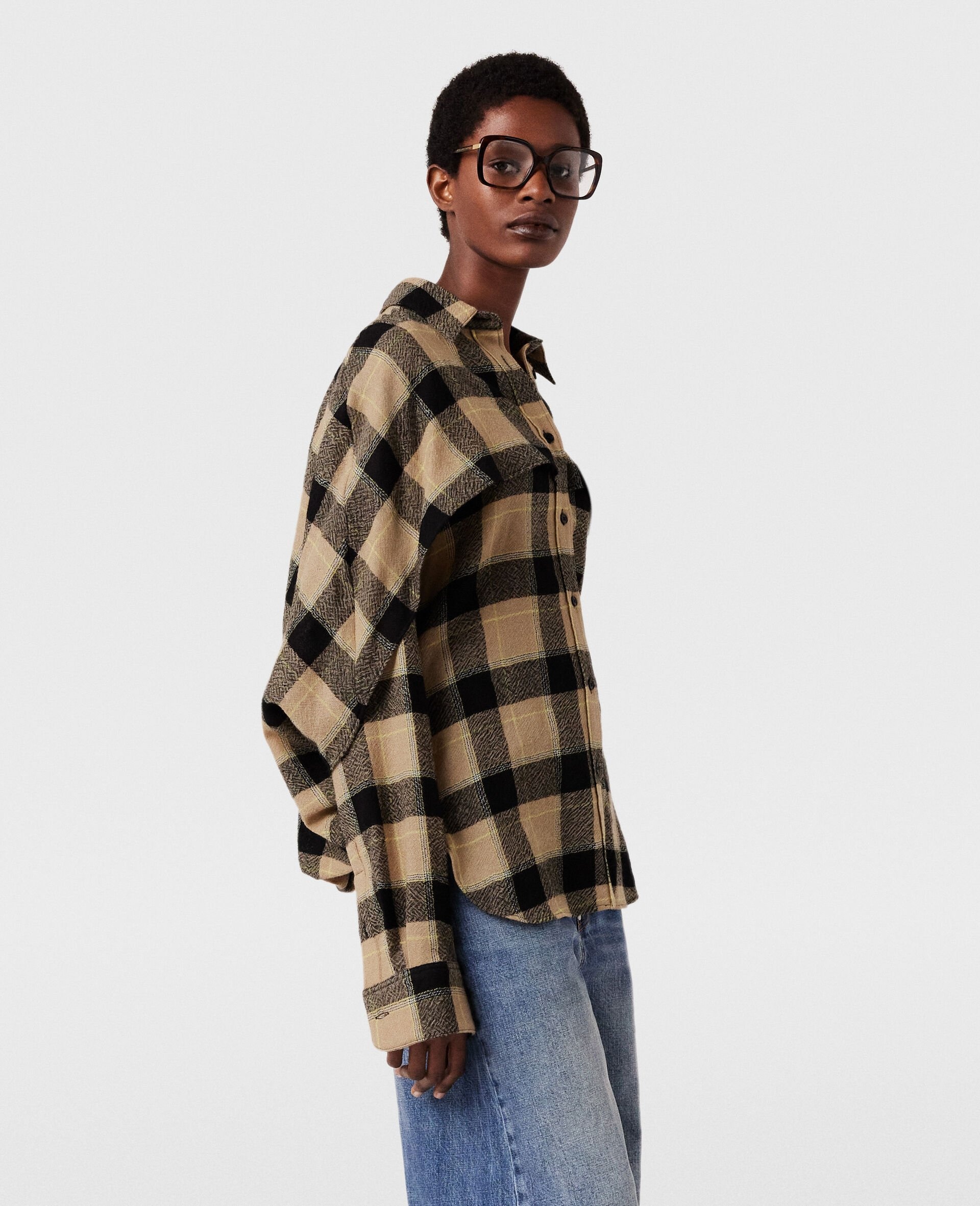 Layered Check Shirt - 3