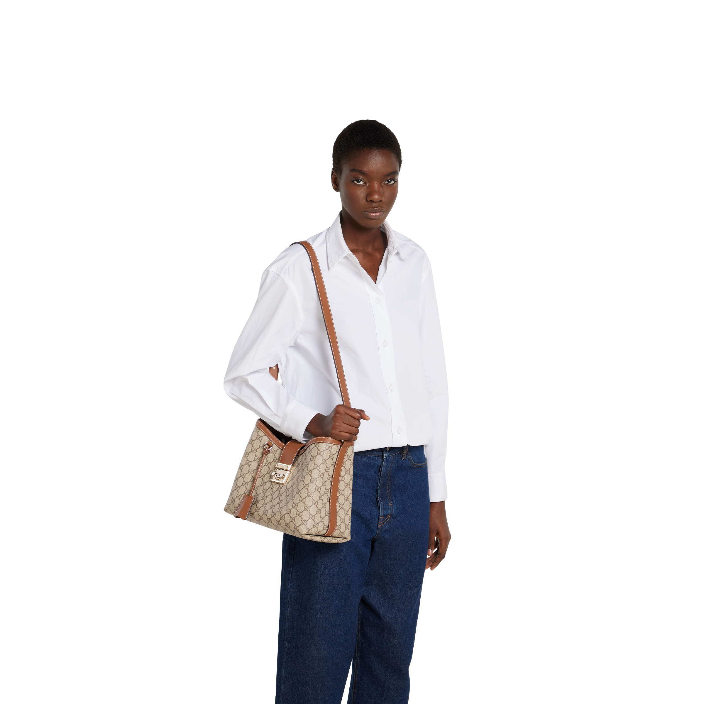 Padlock large shoulder bag - 3