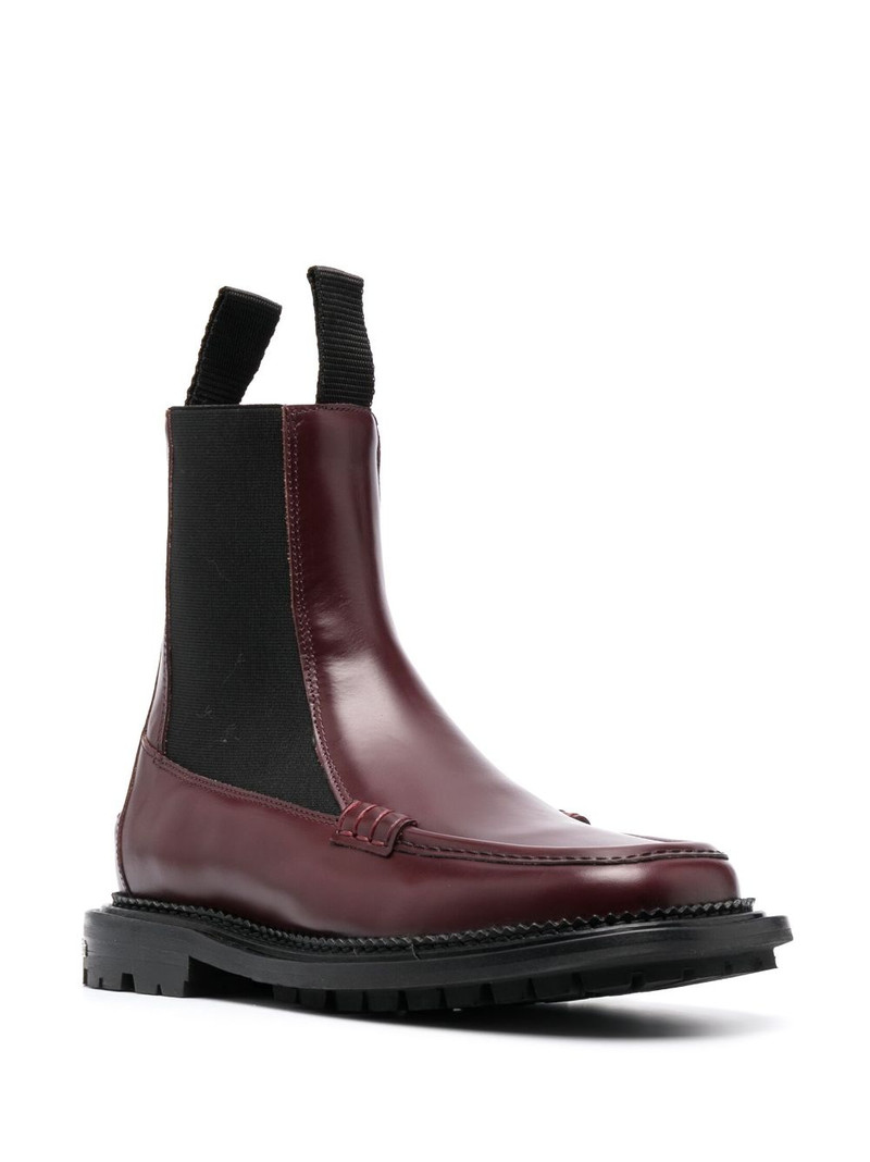 TOGA PULLA stud-embellished leather ankle boots outlook