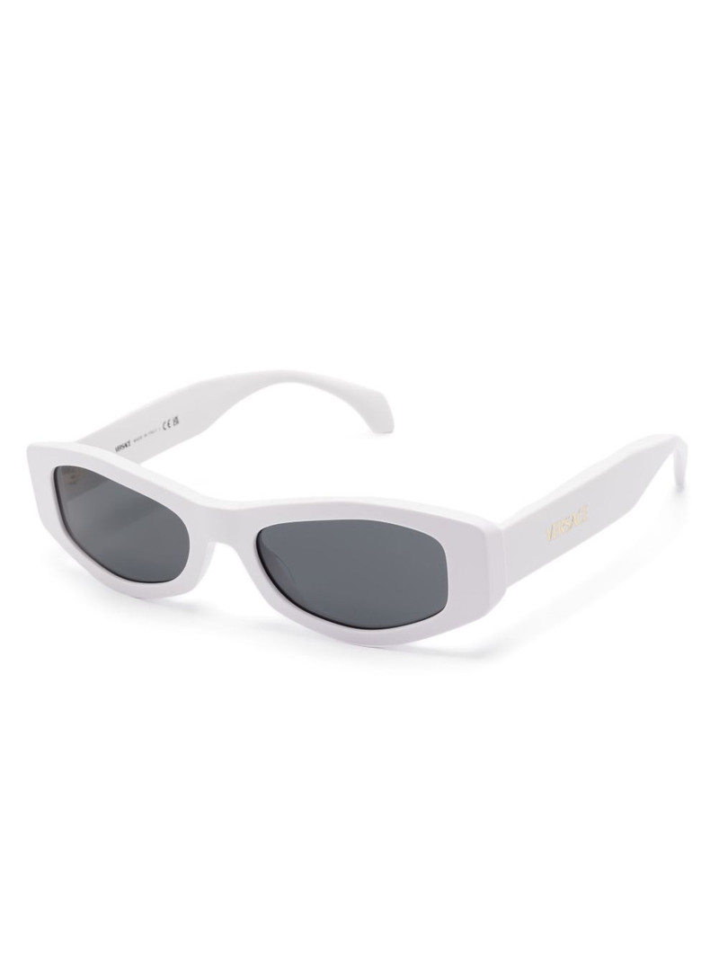 VERSACE rectangle-frame sunglasses outlook