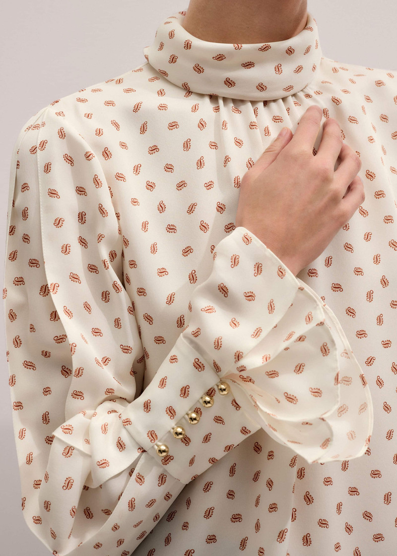 Straight Blouse + Tie 7