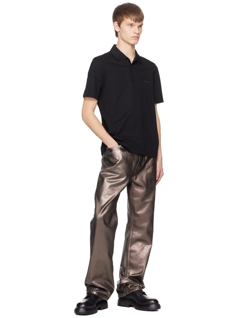 FERRAGAMO logo-embroidered cotton polo shirt outlook