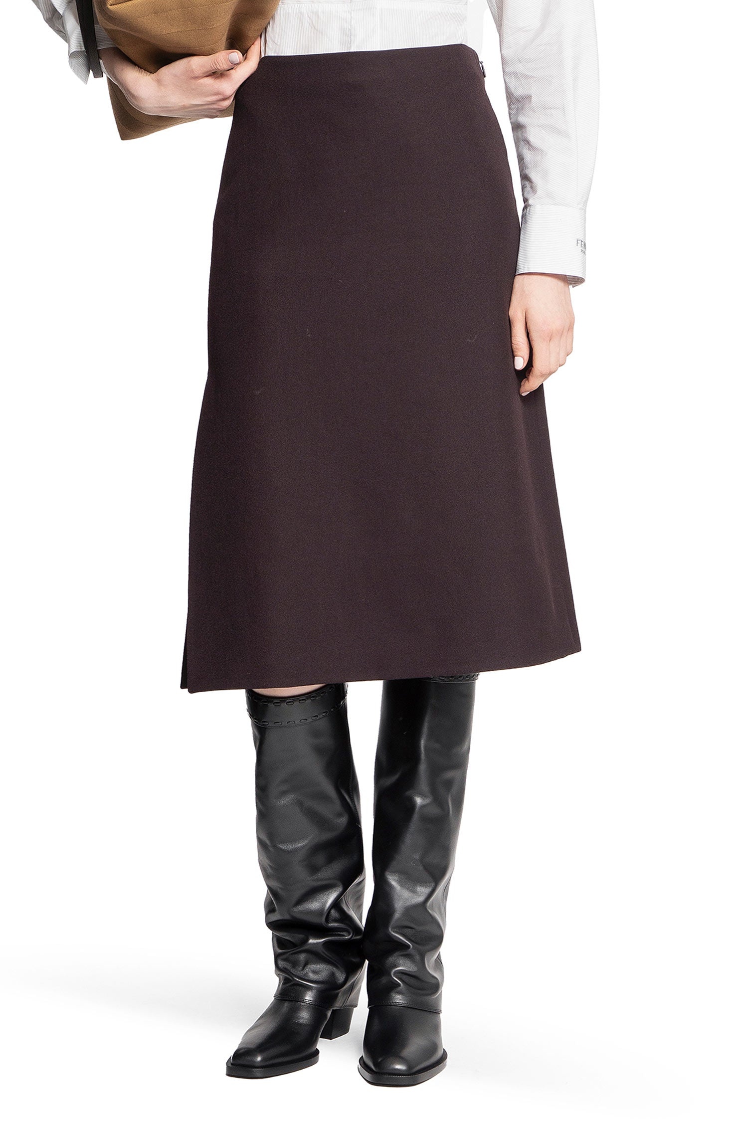 【関税&送料込】Fendi Grain De Poudre Wool Skirt FENDI Grain-De-Poudre-Wool-Skirt | antonioli | REVERSIBLE