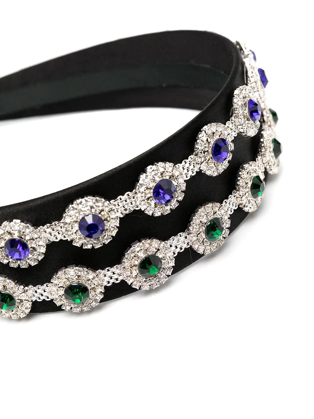 crystal embellished headband - 3