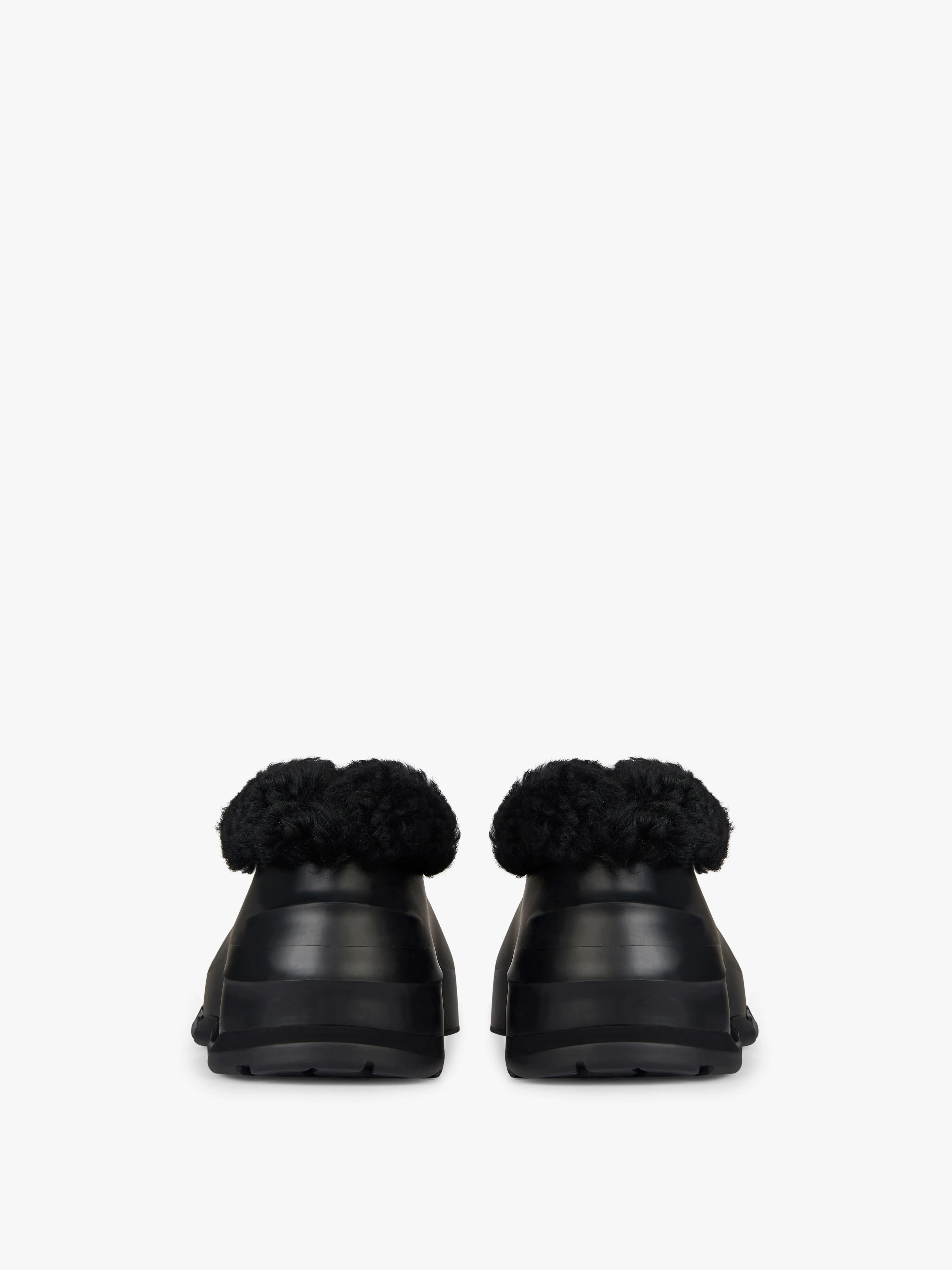 MONUMENTAL MALLOW LOW SHOES IN RUBBER AND SHEARLING - 7