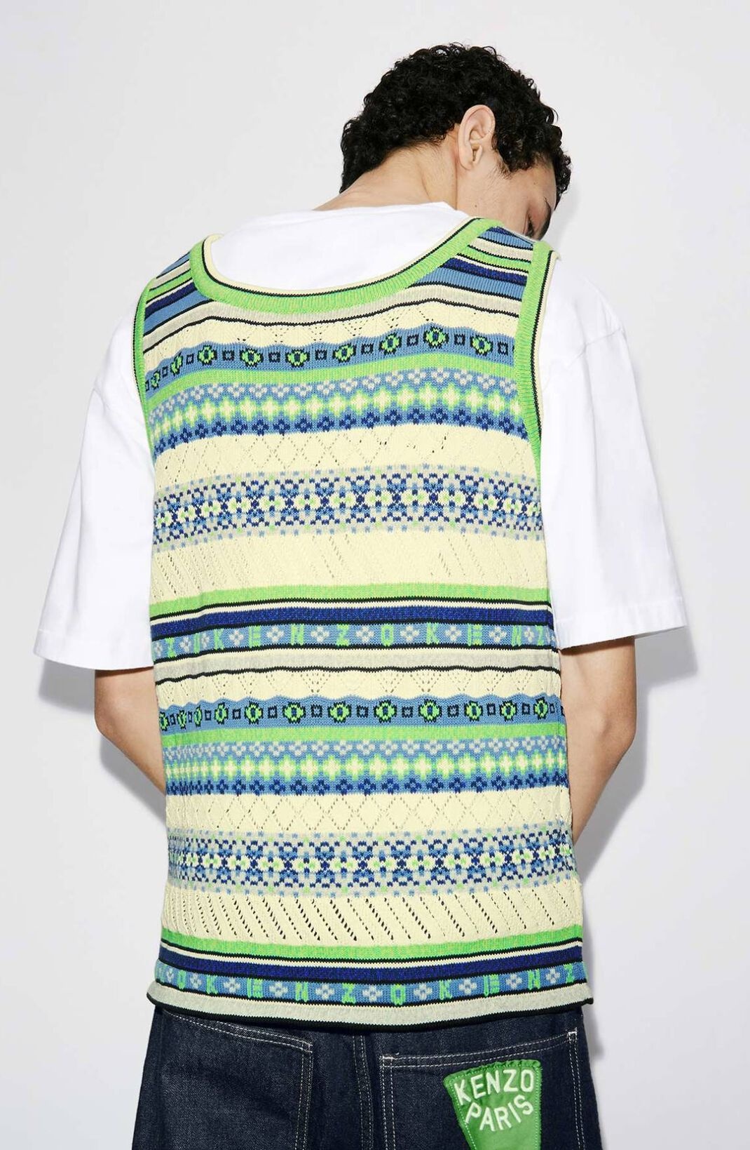 'Fair Isle' sleeveless jumper - 8