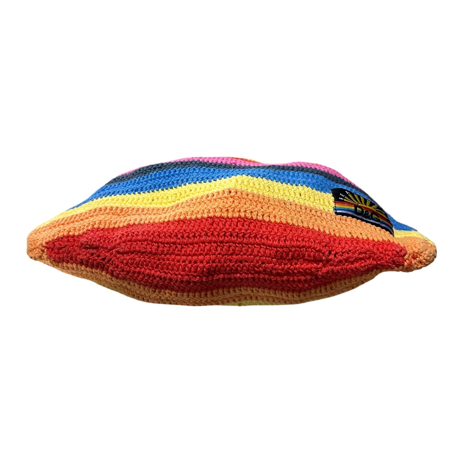 D&G - D&G Knit Rainbow Handle Tote Bag - 4