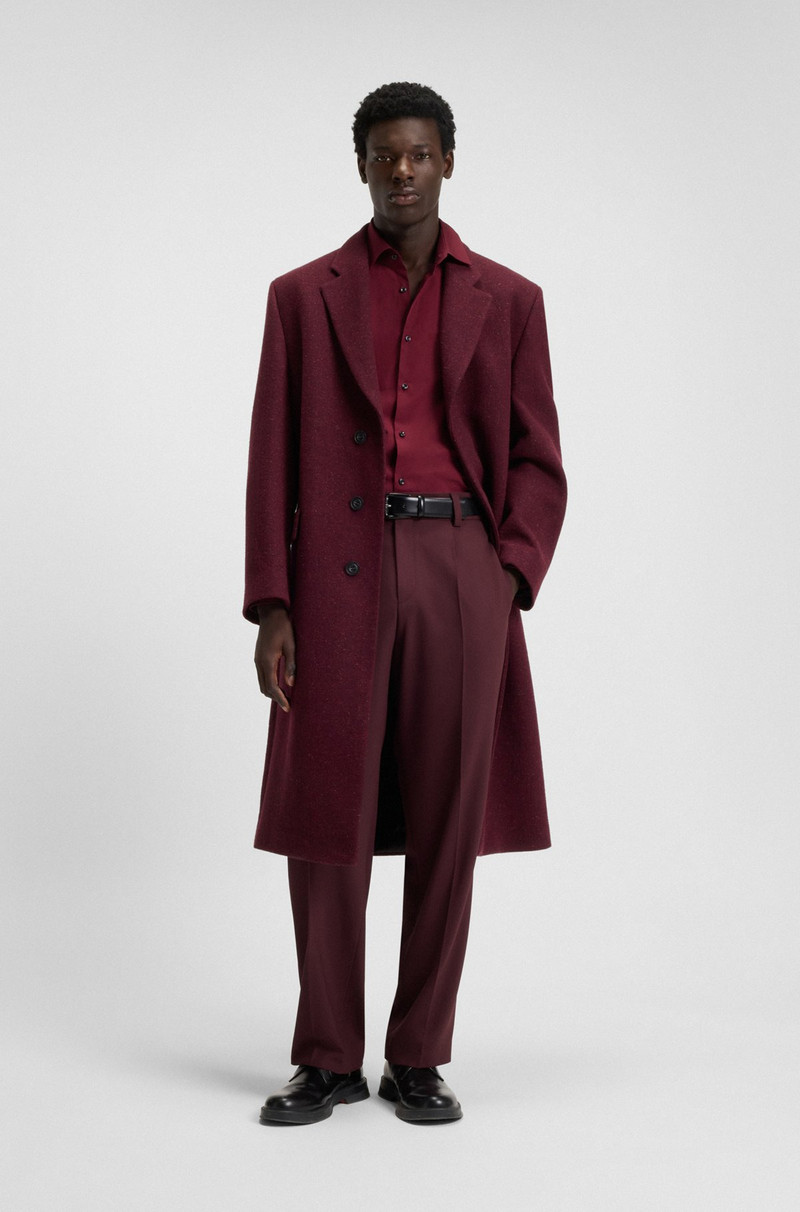 HUGO MODERN-FIT TROUSERS IN STRETCH TWILL WITH FRONT CREASE outlook