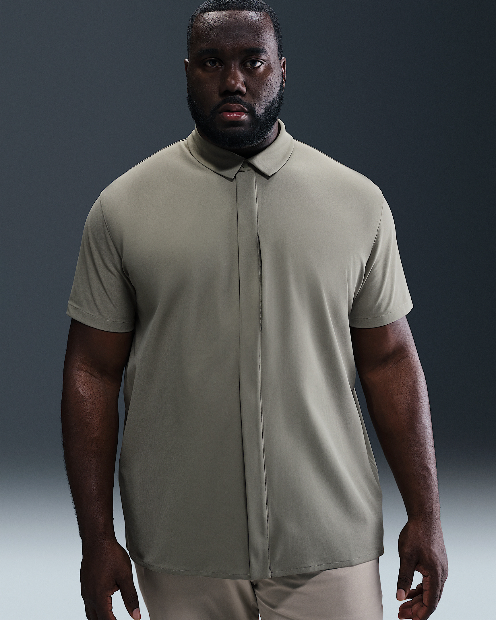Nike 24.7 PerfectStretch Men's Dri-FIT Short-Sleeve Snap-Down Top - 6