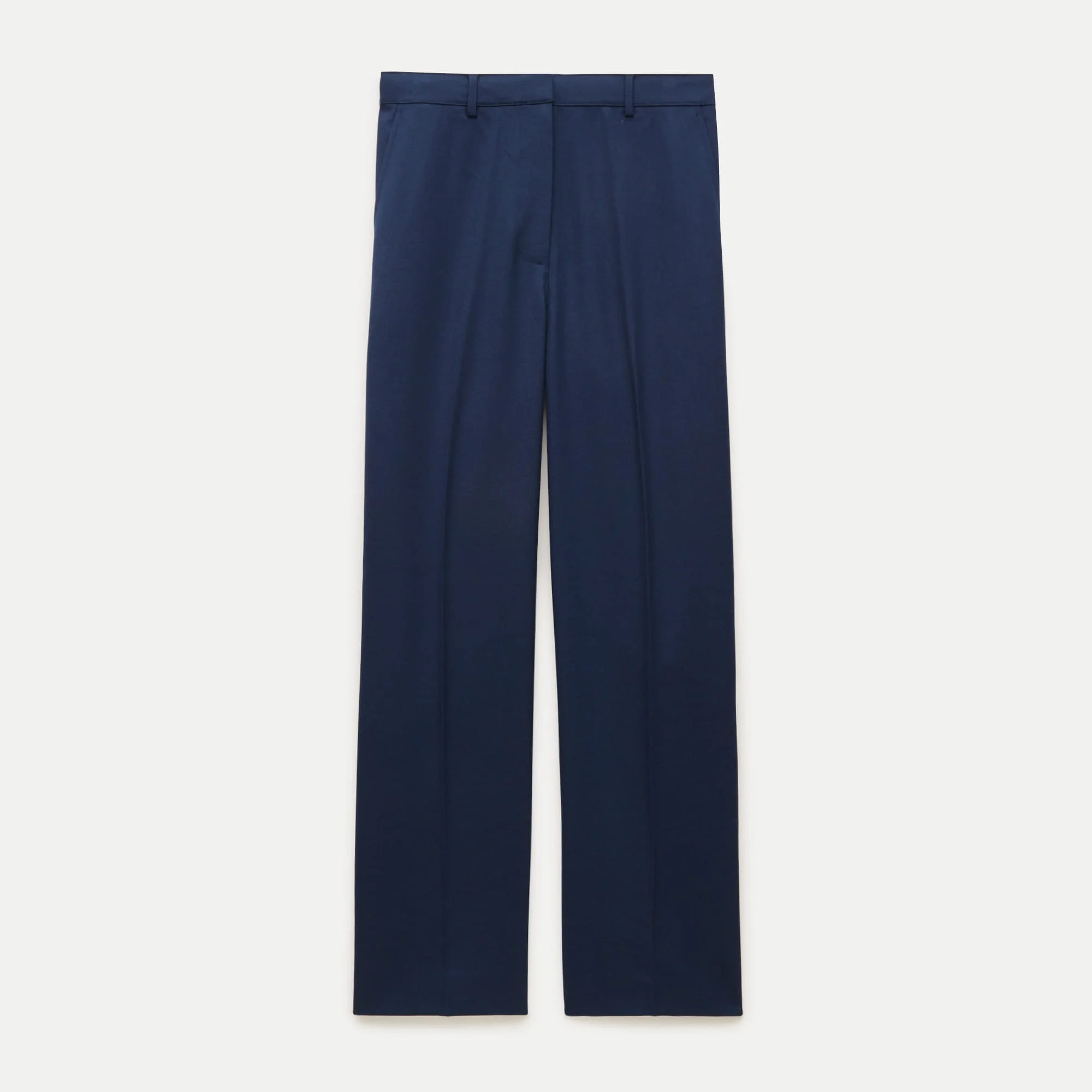 Tapered trouser pant in wool blend - 1