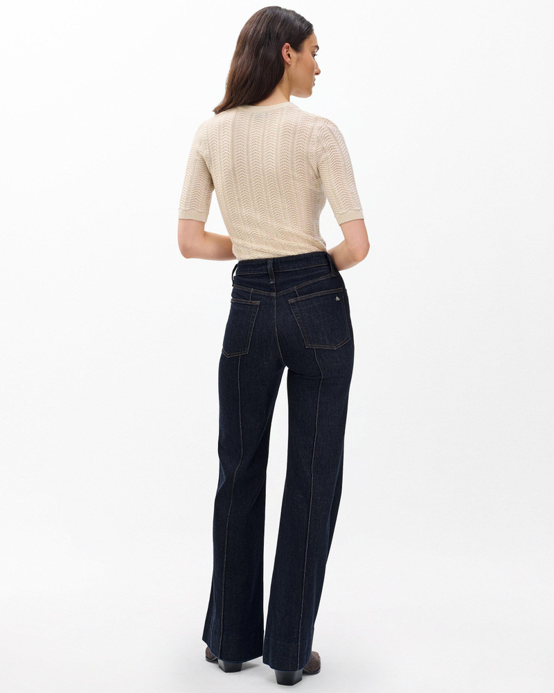 Skylar Wide-Leg Jeans Lightweight Rigid in Rinse 6