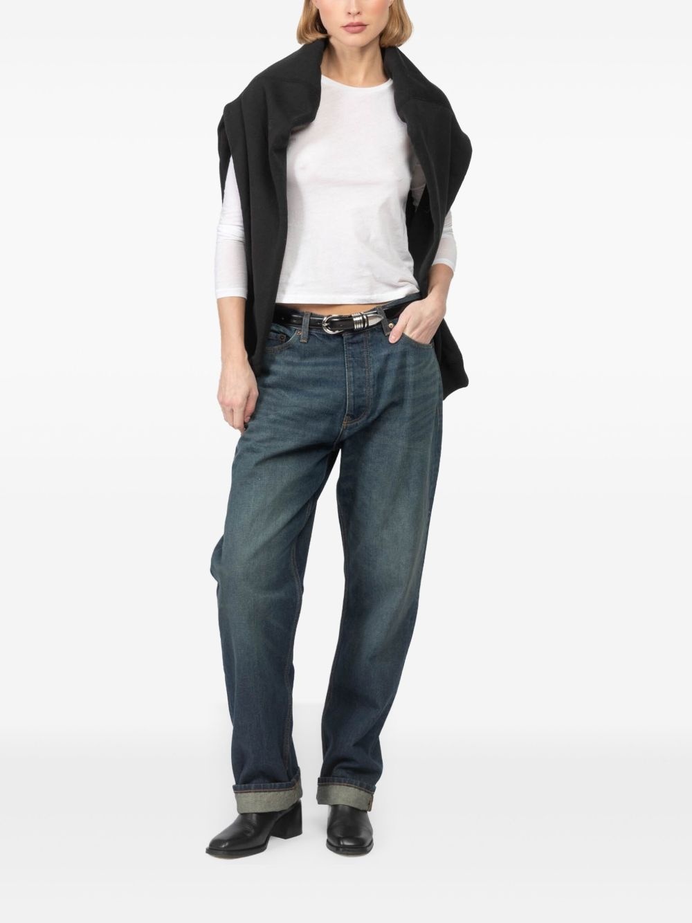 straight-leg jeans - 3