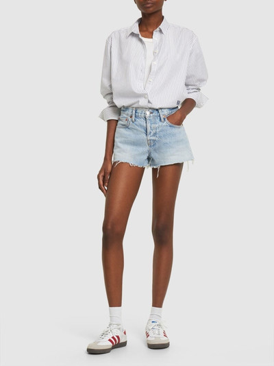 RE/DONE RE/DONE & Pam mid rise denim shorts outlook