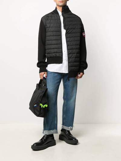 Y/Project contrasting sleeved puffer jacket outlook