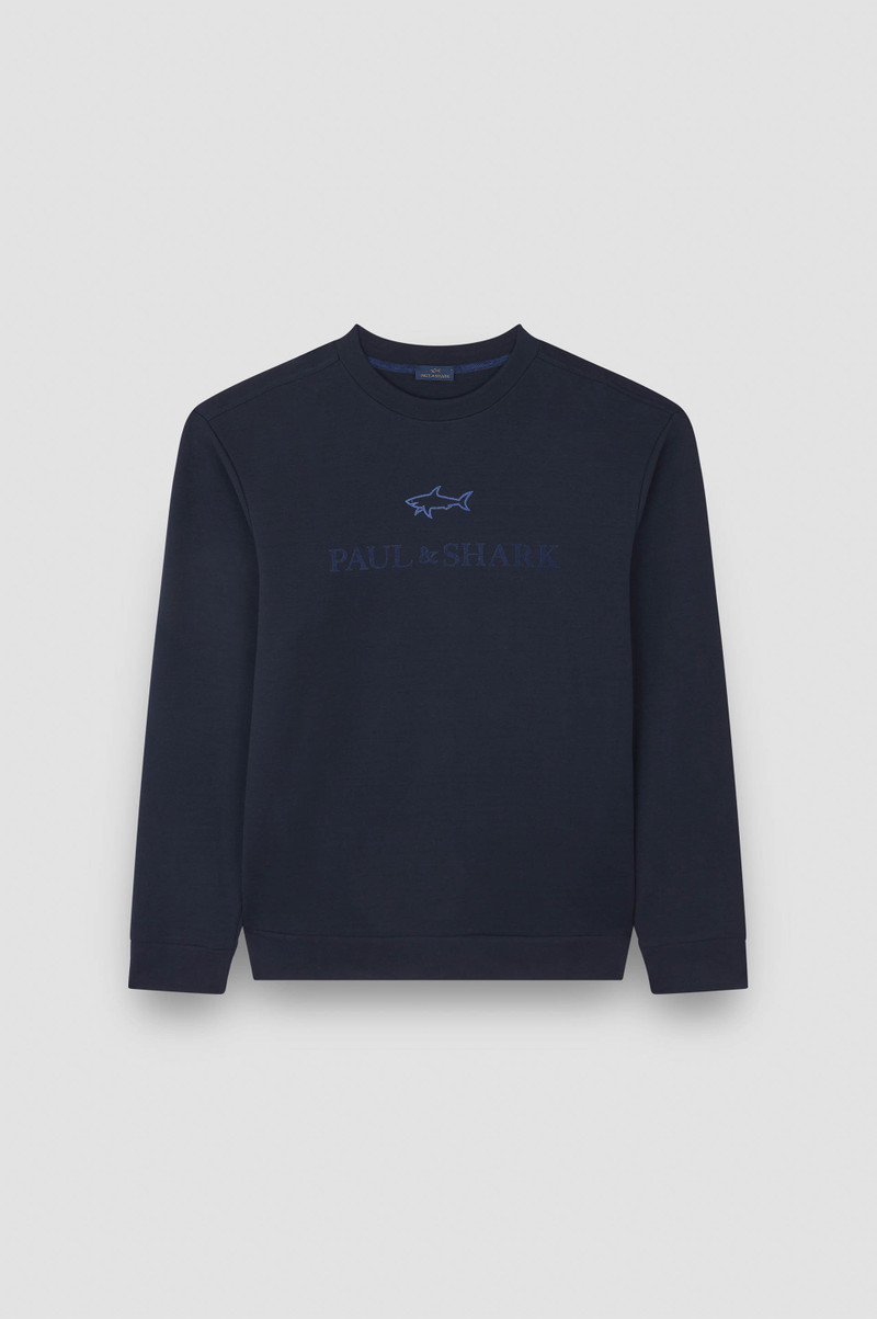 X-SOFT COTTON SWEATSHIRT WITH LOGO PRINT 1