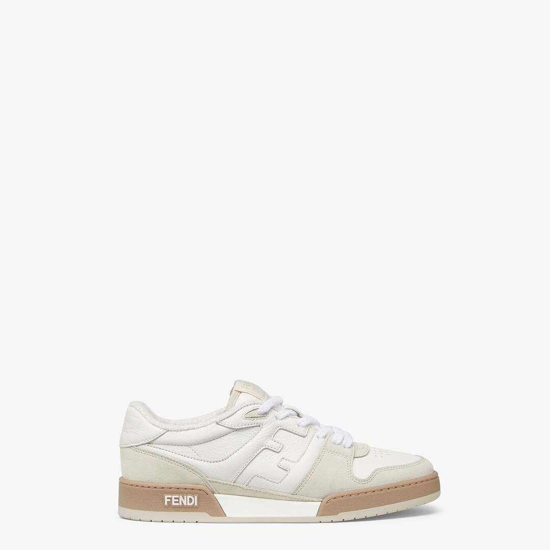 White suede low tops - 1