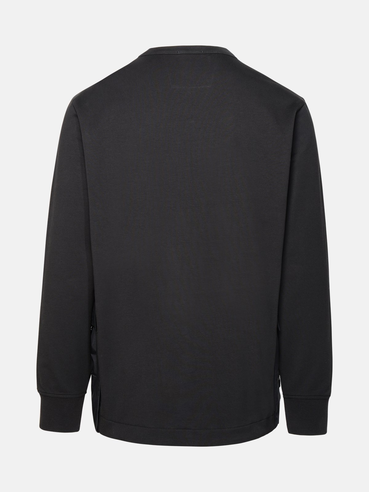 BLACK COTTON BLEND SWEATSHIRT - 3