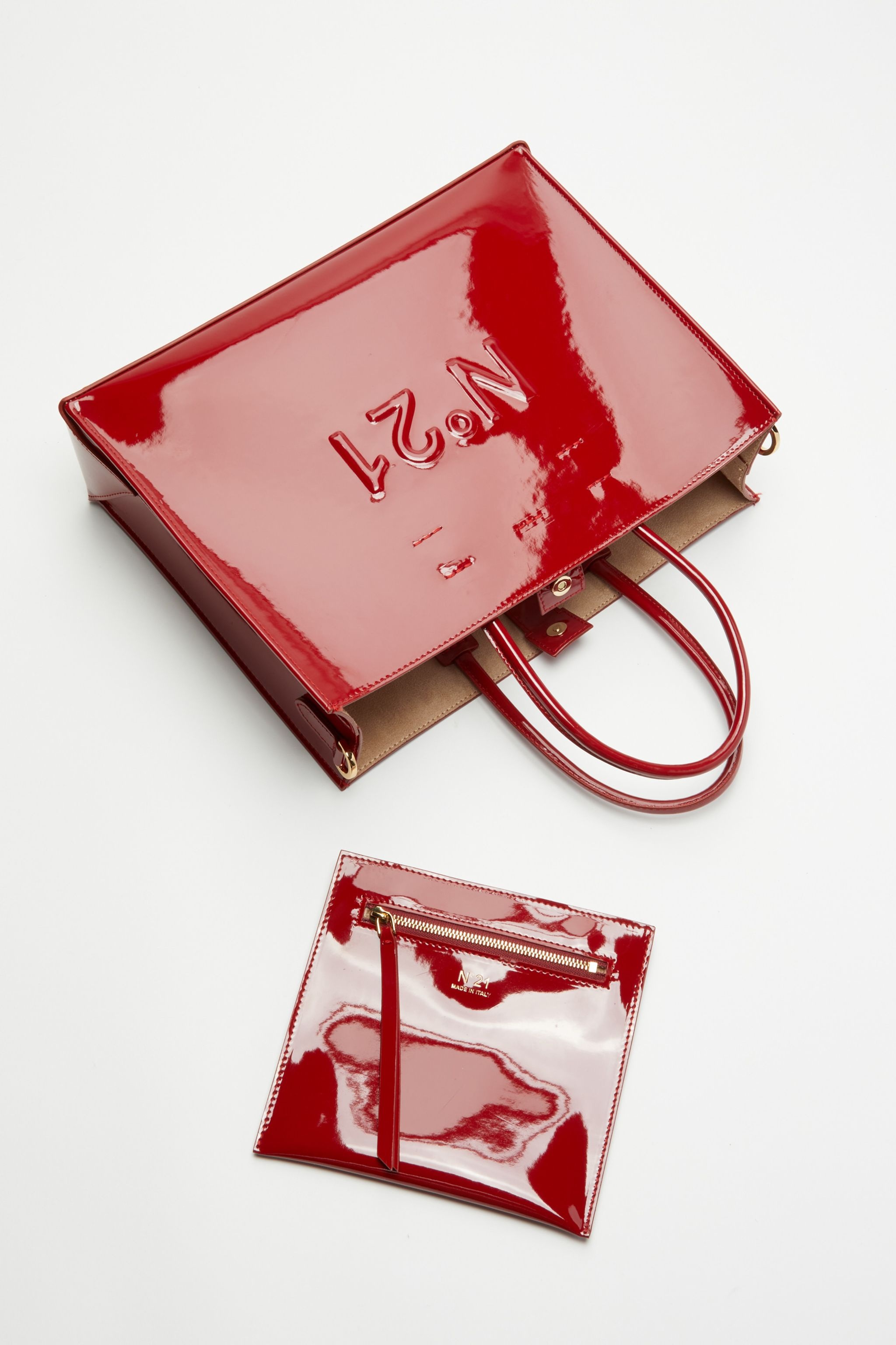 LOGO-EMBOSSED SHOPPER - 3