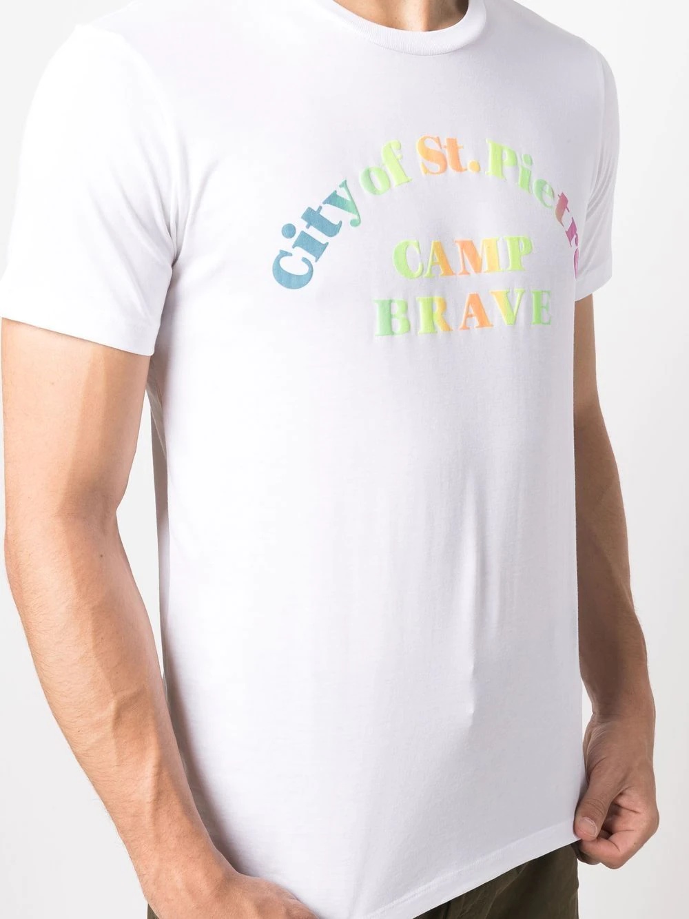 Camp Brave gradient-print T-shirt - 5