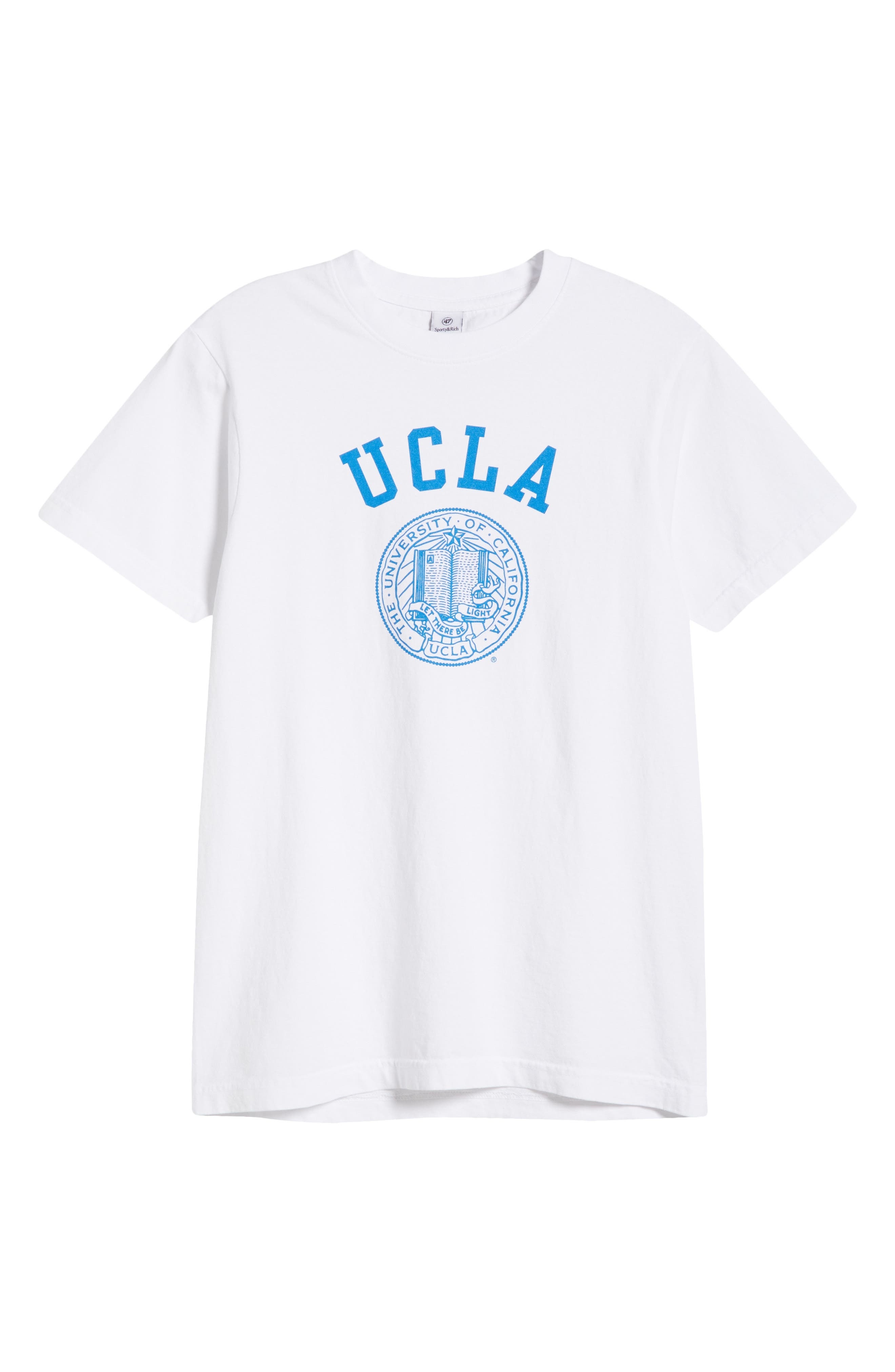 Sporty & Rich UCLA Crest Graphic T-Shirt in White at Nordstrom - 5