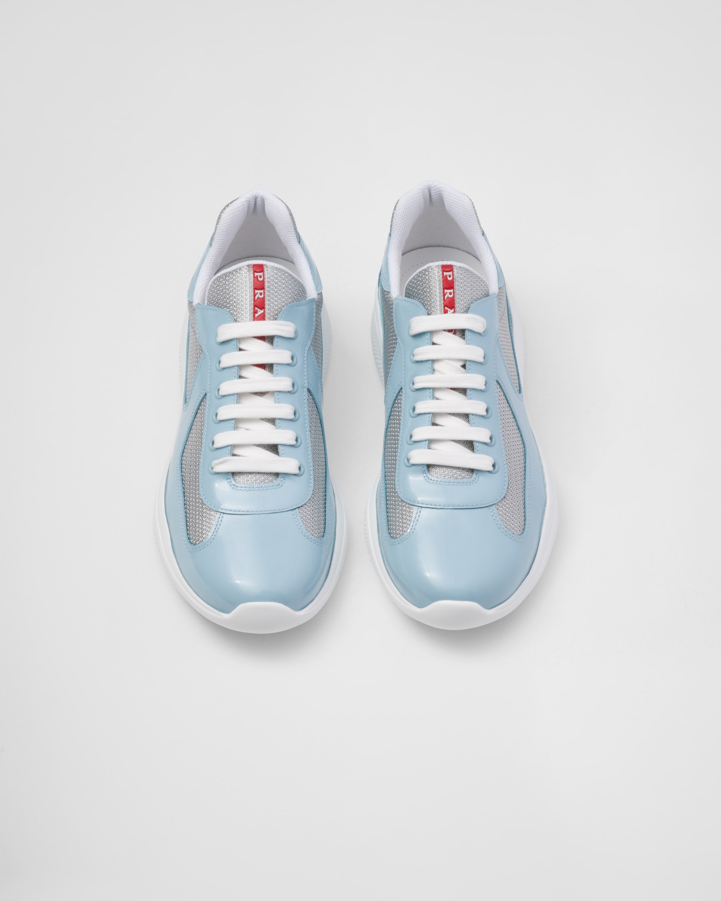 Prada America's Cup patent leather and bike fabric sneakers - 3