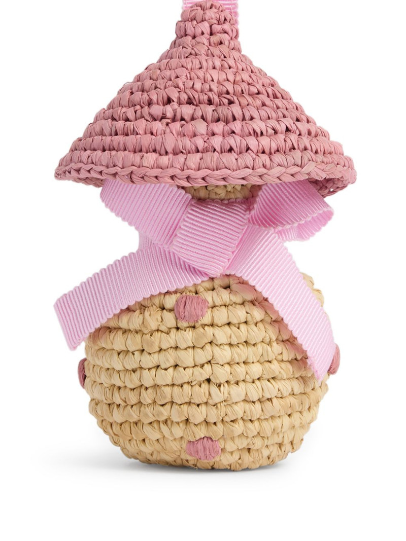 PATOU bow-detail doll charm outlook