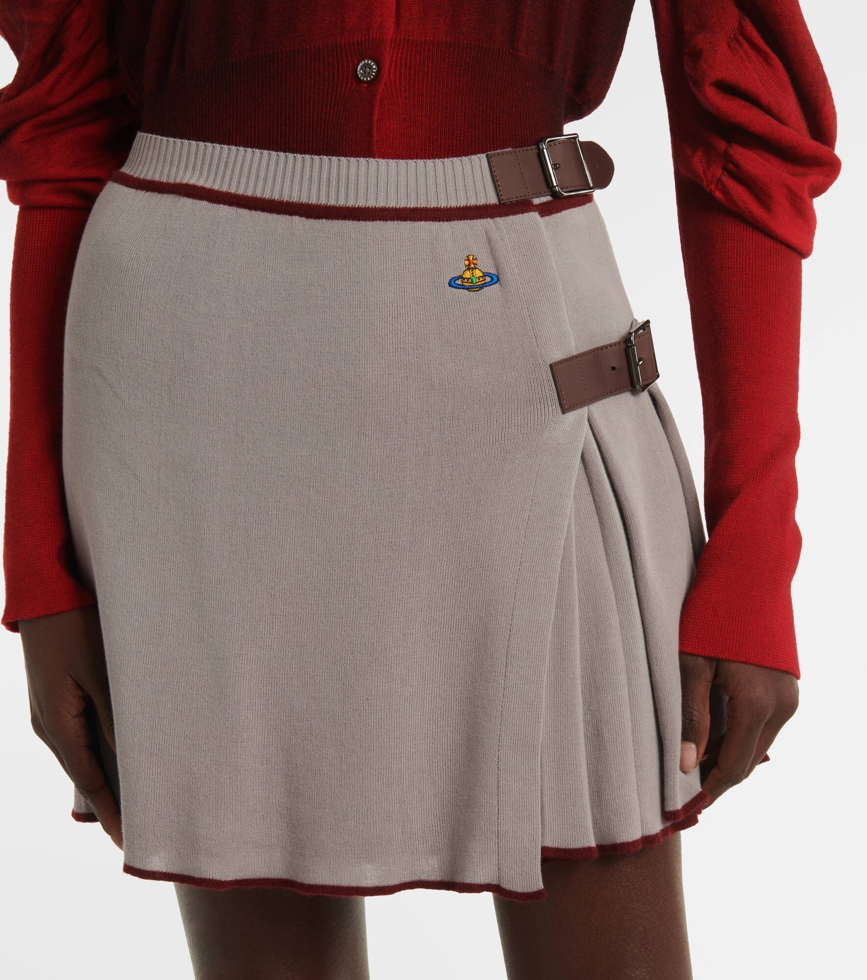 Valentina cotton and wool kilt - 4