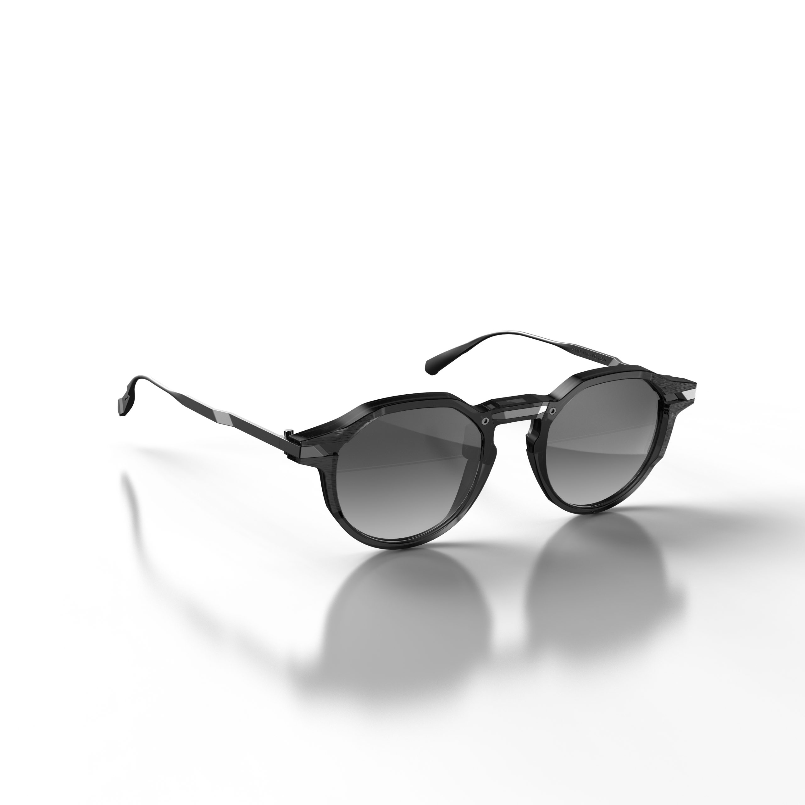 MOVITRA - Movitra – AM 03 D Black with Gradient Grey Lenses – Limited Edition - 4