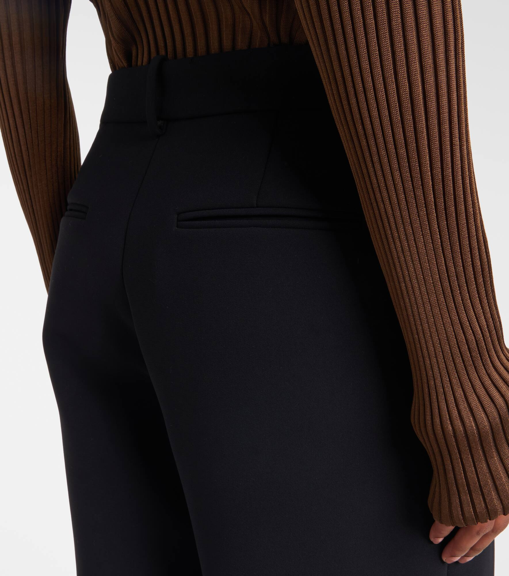 August high-rise wide-leg pants - 5