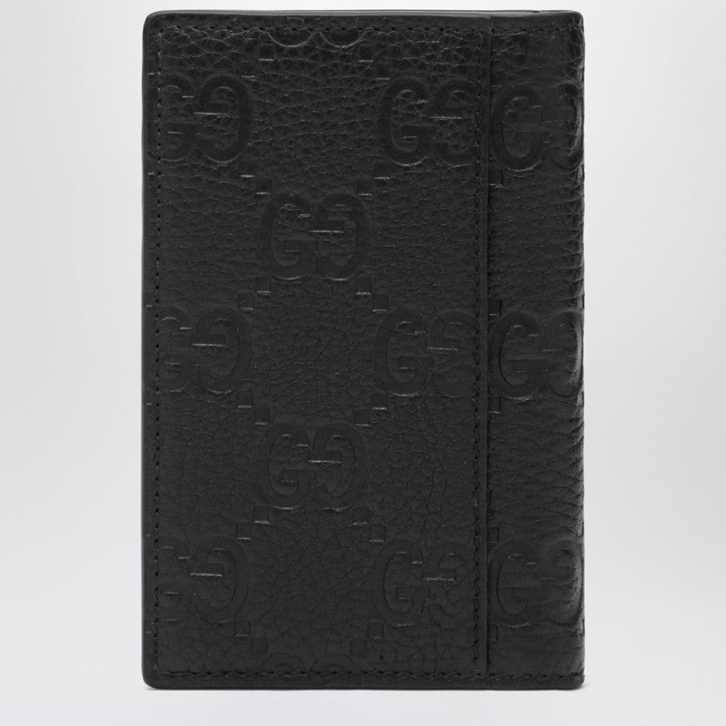 Gucci Black Gg Leather Wallet Men - 2