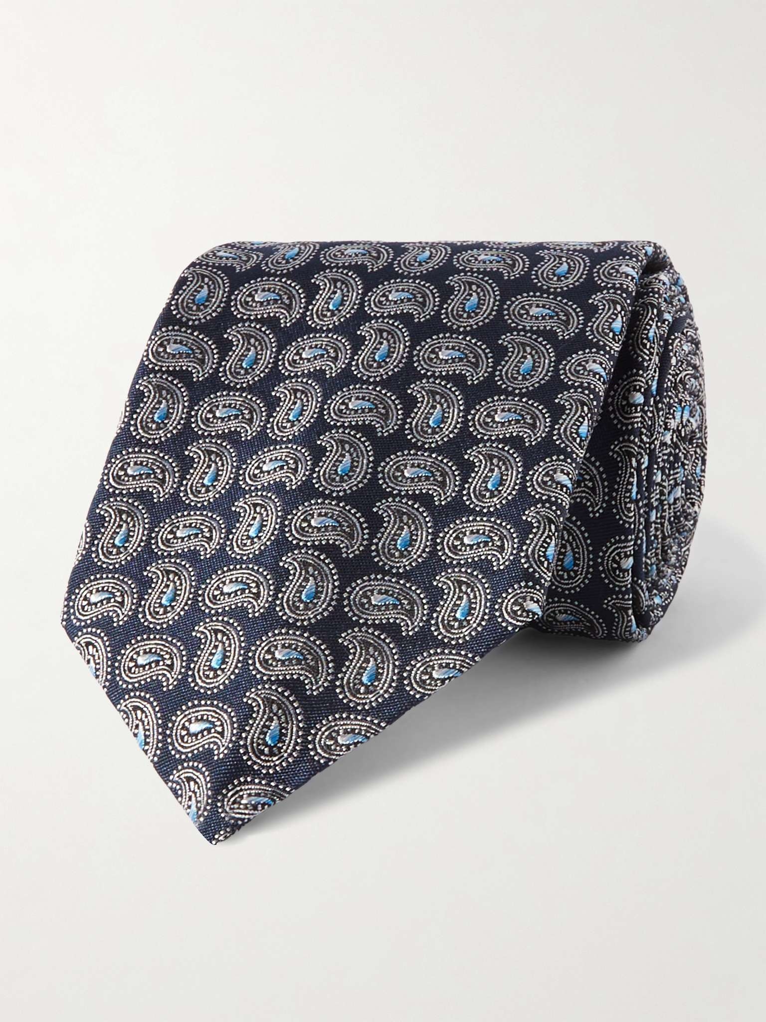 8cm Paisley-Jacquard Silk Tie - 1