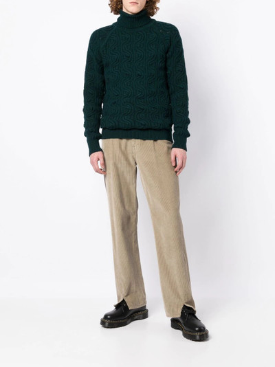 Kolor roll-neck wool jumper outlook