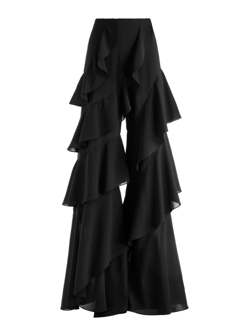 LOTUS WIDE LEG RUFFLE PANT 1