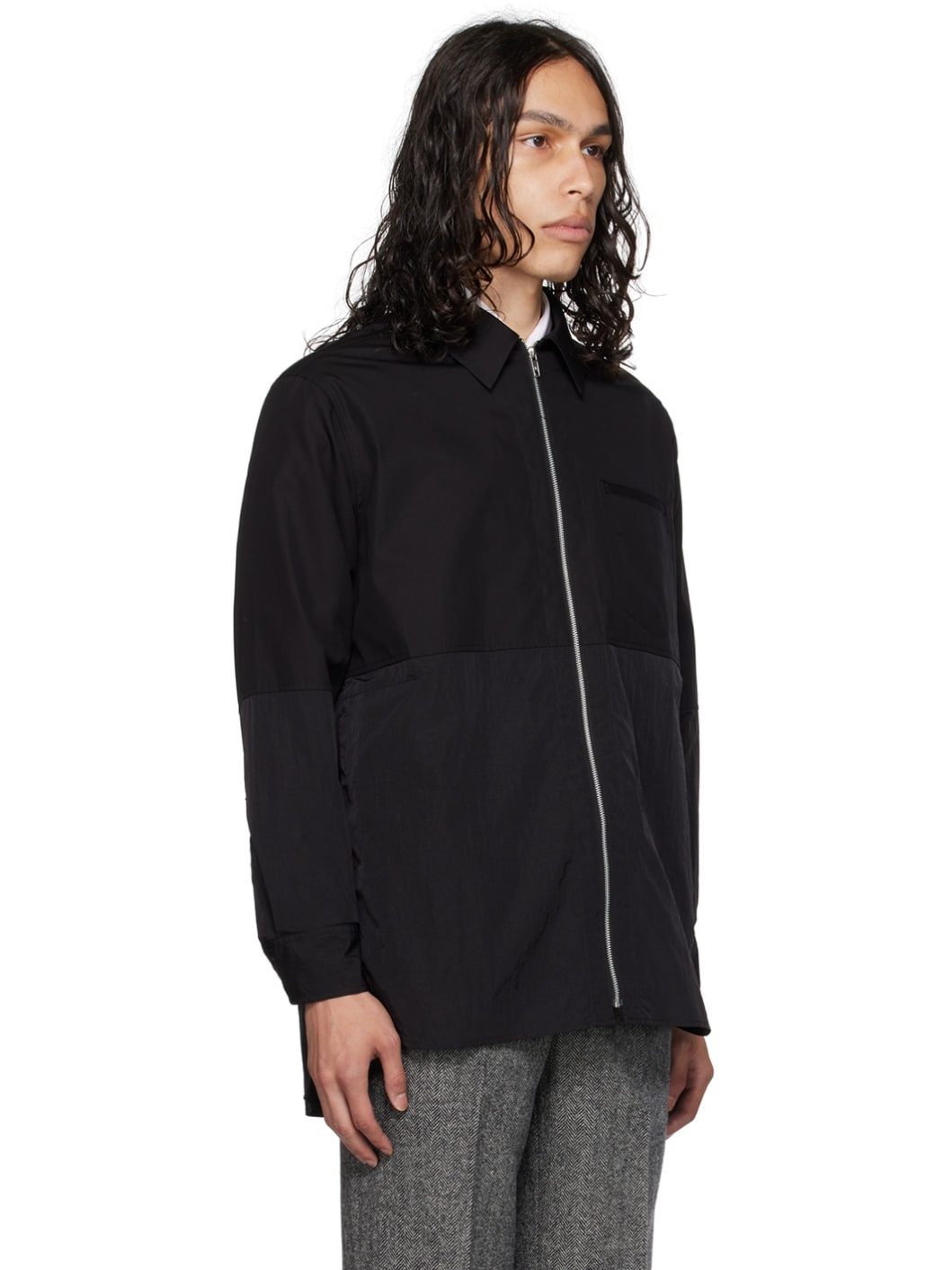 Black Combine Jacket - 2