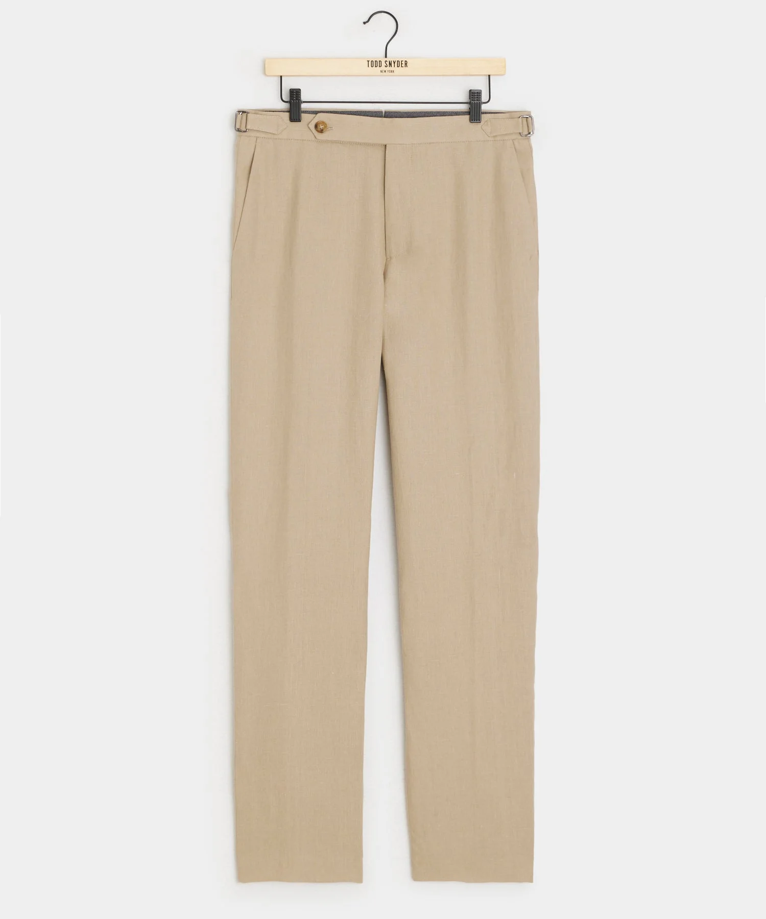 Italian Linen Side Tab Trouser - 1