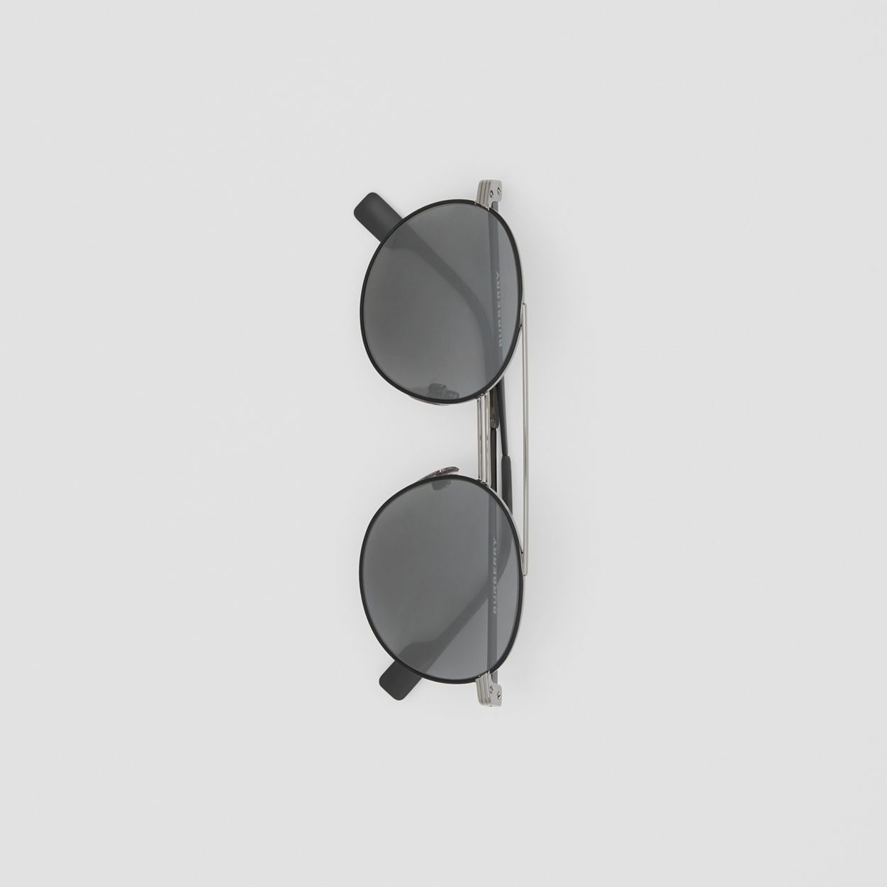 Top Bar Detail Round Frame Sunglasses - 4