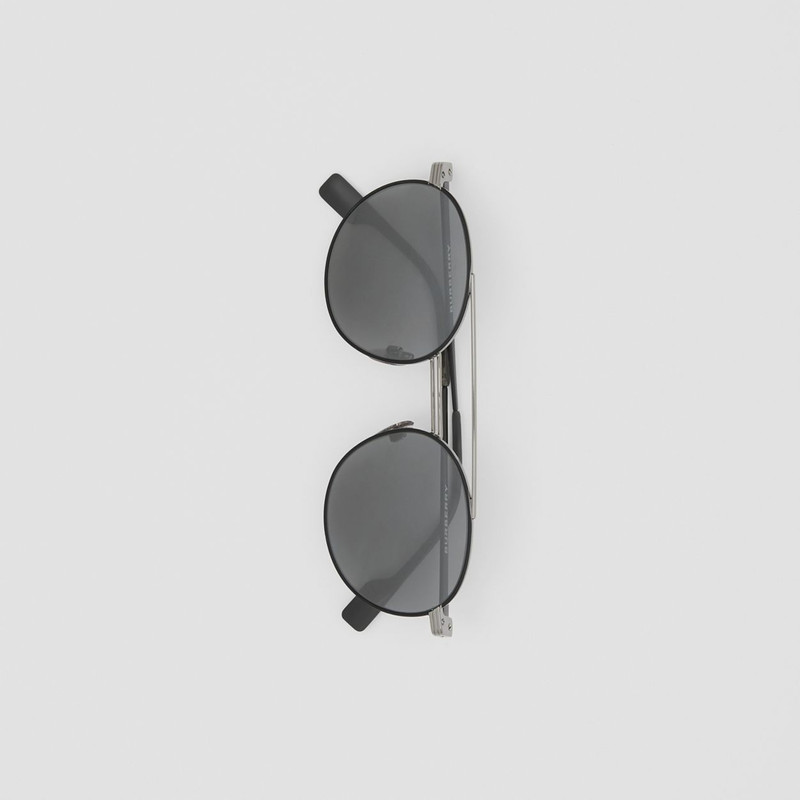 Top Bar Detail Round Frame Sunglasses 4