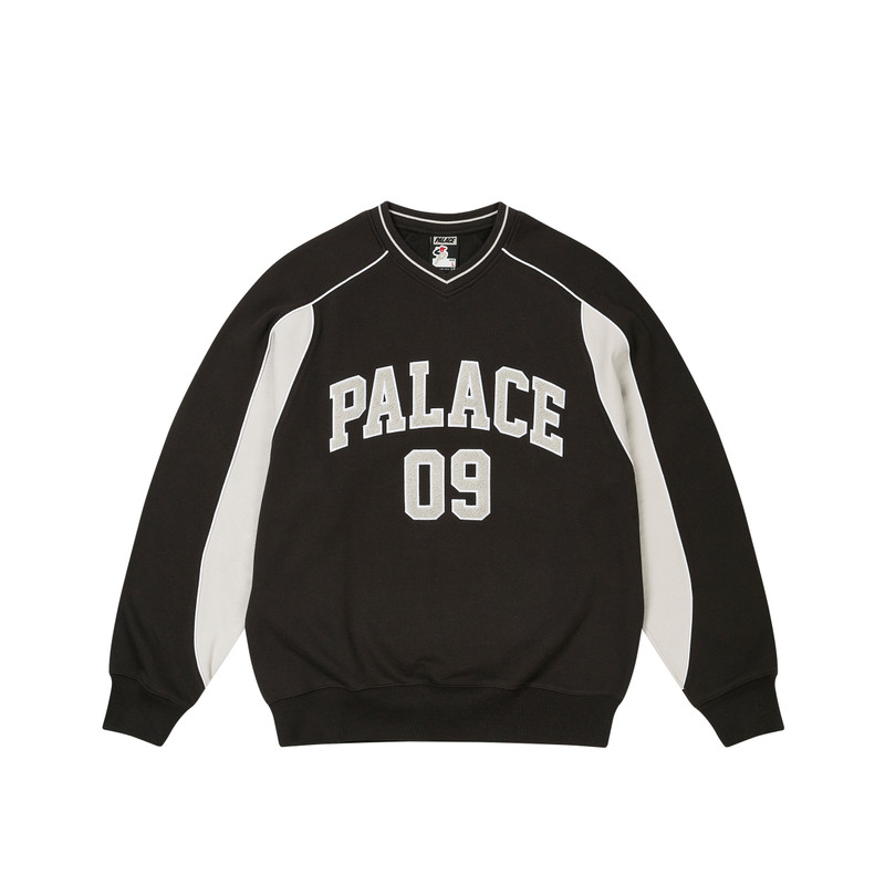 PALACE 09 CREW BLACK 1