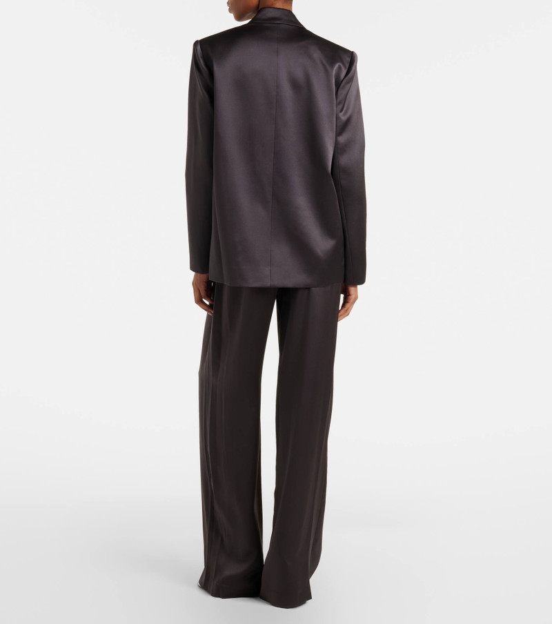 Silk satin wide-leg pants 3