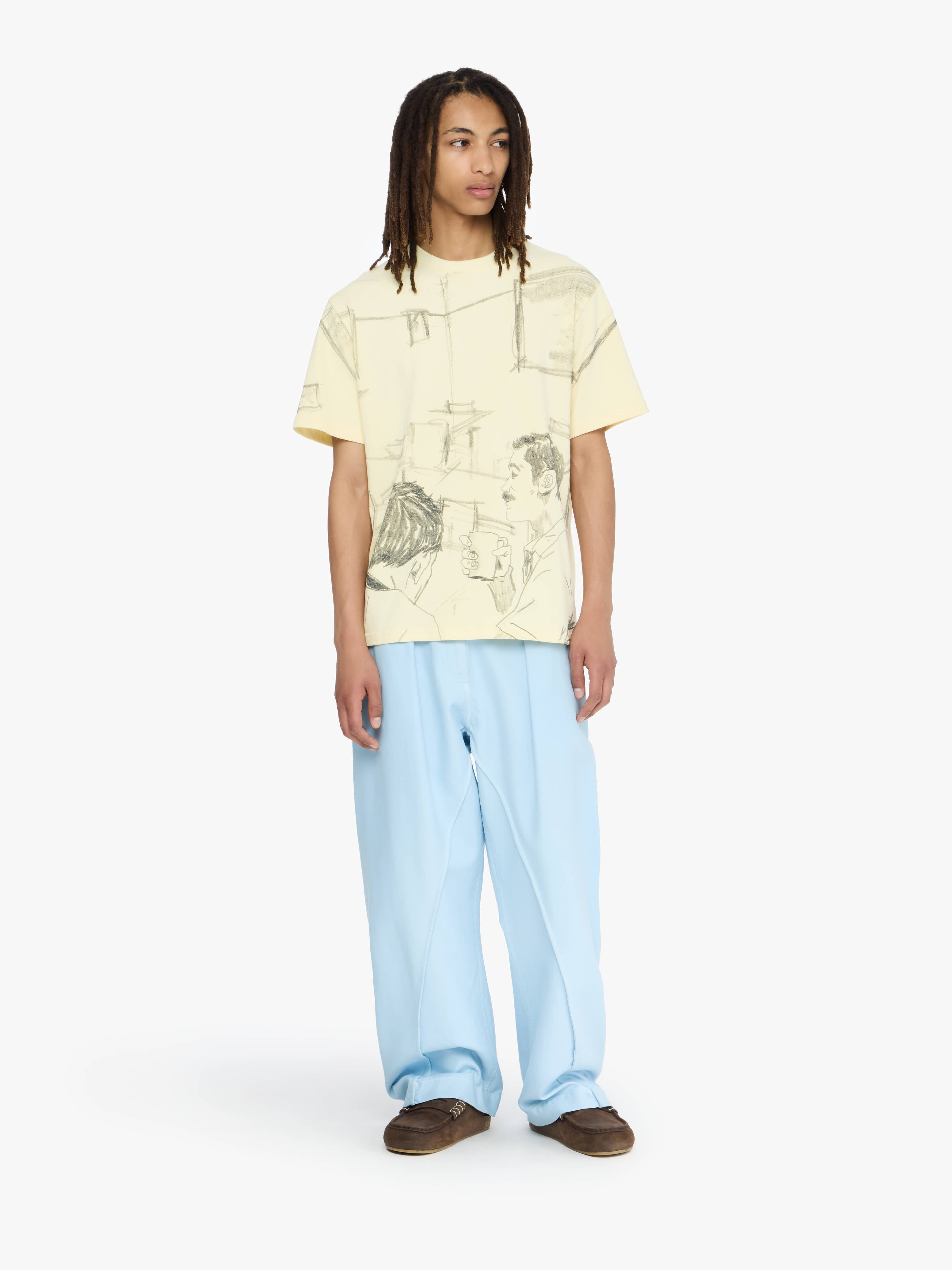 CAFE SCENE ALL-OVER PRINT T-SHIRT - 2
