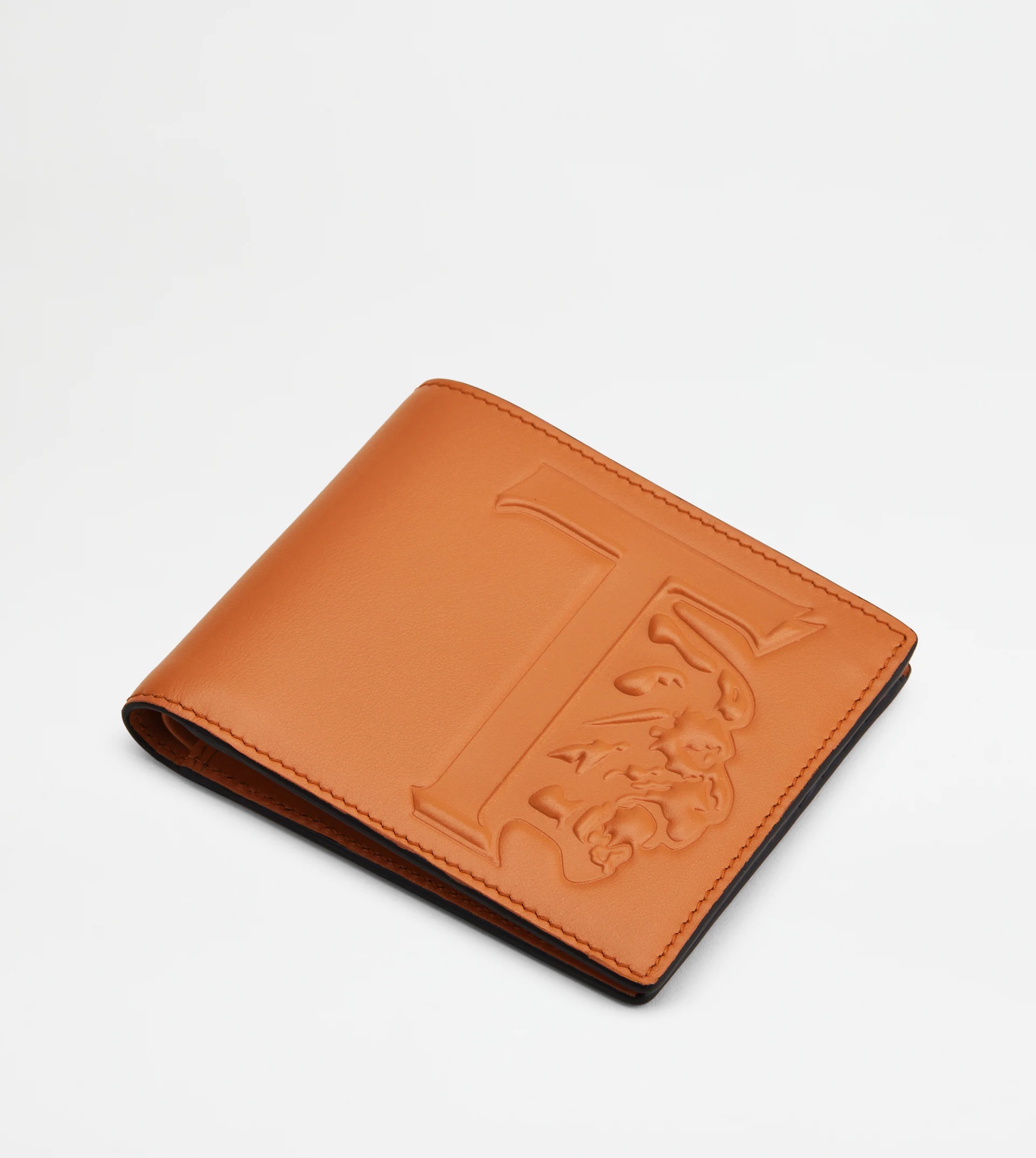 WALLET IN LEATHER - BROWN - 4