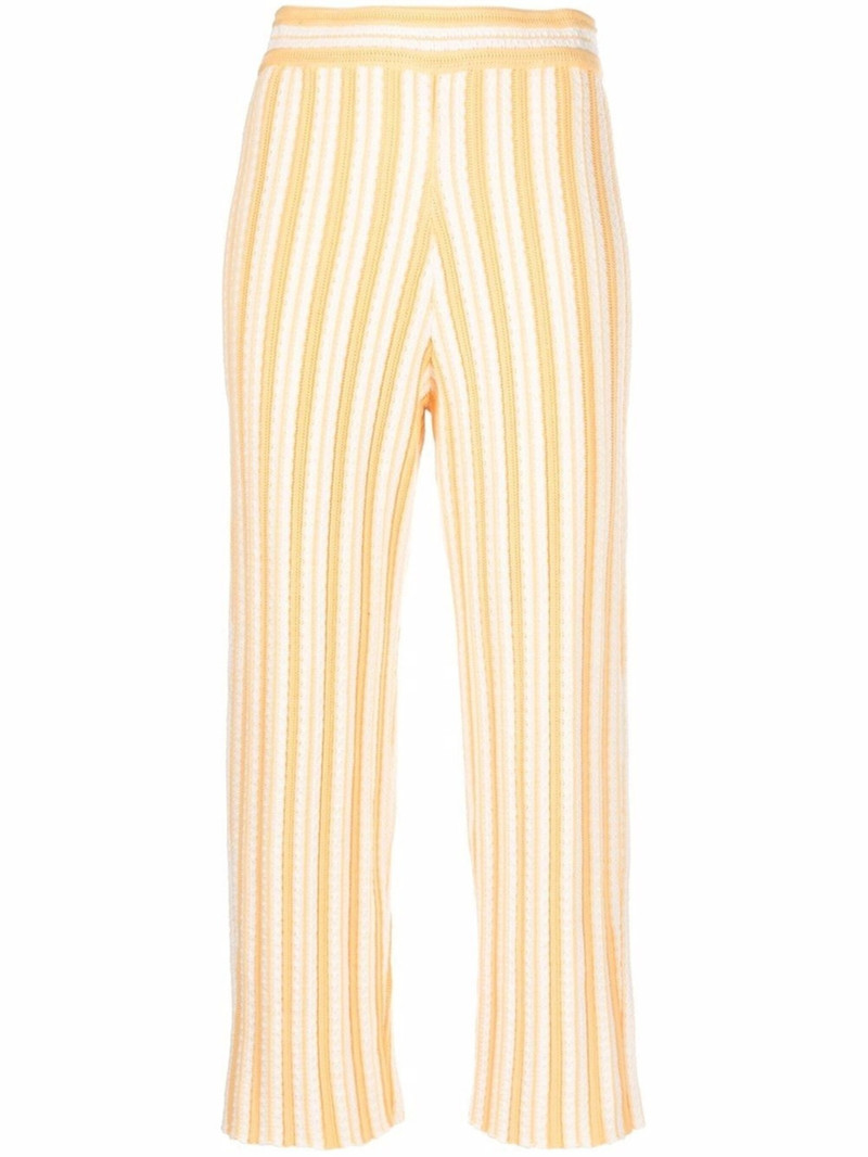 striped cropped trousers 1
