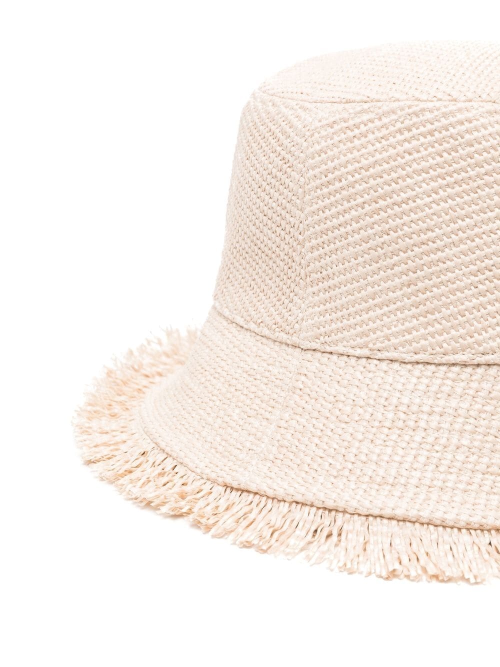 fine-knit tassel trim bucket hat - 2